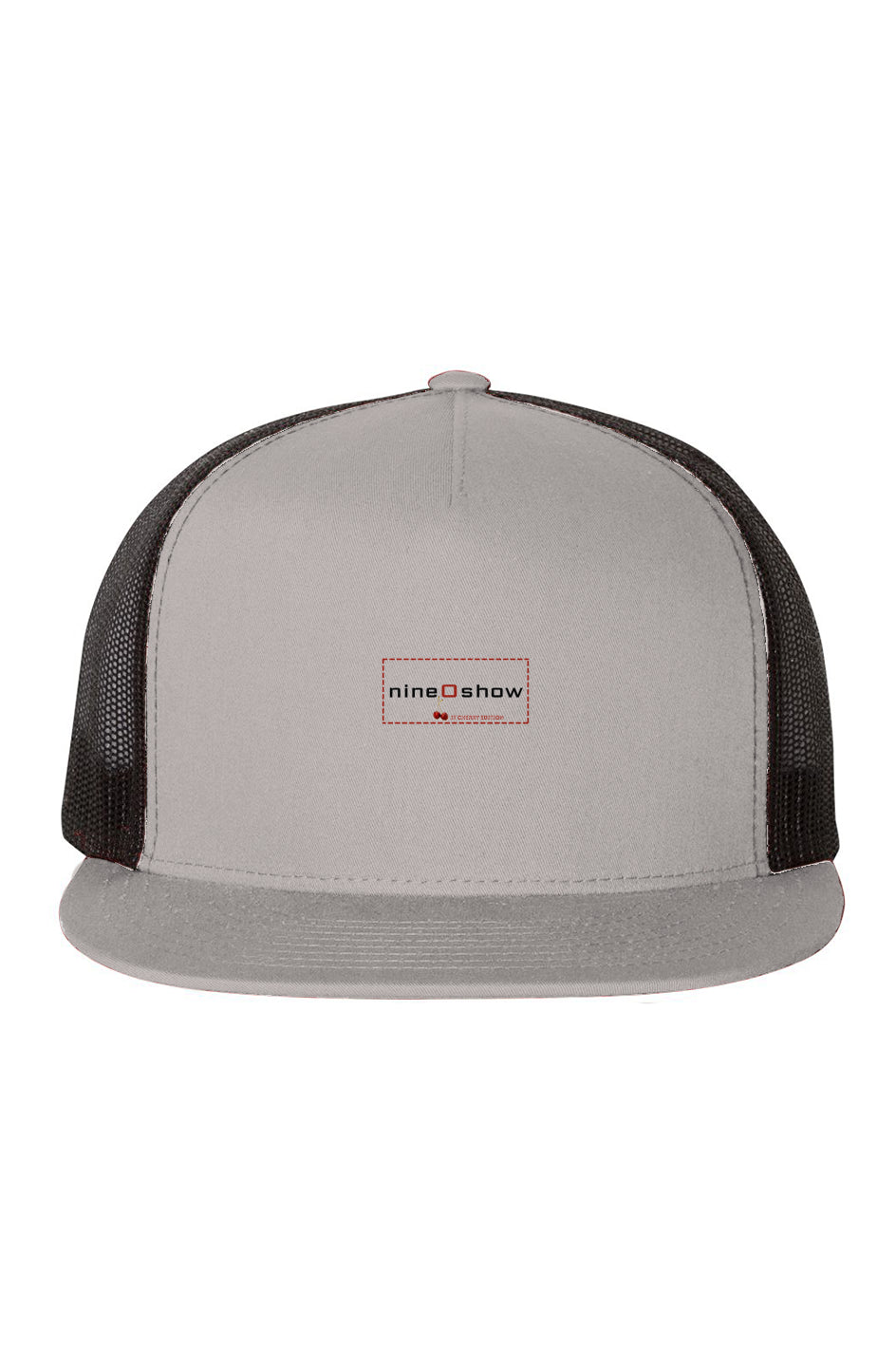 Black-Mesh-Five-Panel-Trucker-Cap